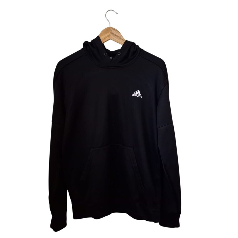 Adidas Black Hoodie Men’s Size M – Athletic Pullover